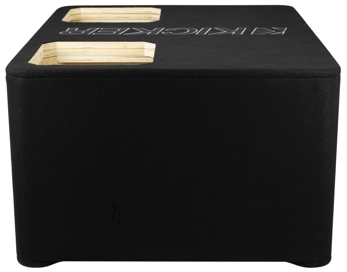 Kicker 49DUL7X12 Unloaded Subwoofer Enclosure for Dual 12" Square Subwoofer