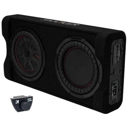 Kicker 51PTRTP10 10" Powered Down-Firing Subwoofer Enclosure, 400W RMS