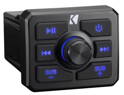 Kicker 51KBTR Powersport Bluetooth Receiver w/USB, Aux-in, with Left, Right