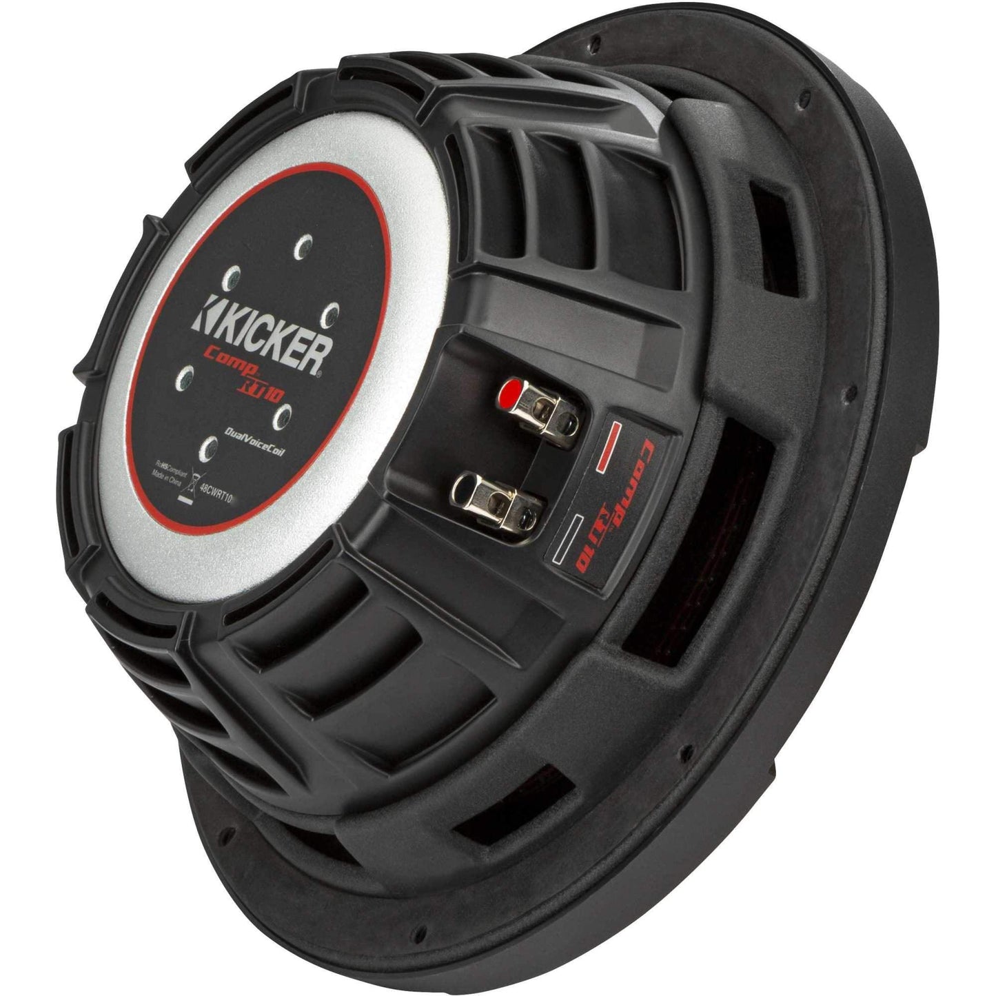 Kicker 48CWRT102 CompRT 10" Subwoofer, DVC, 2-ohm