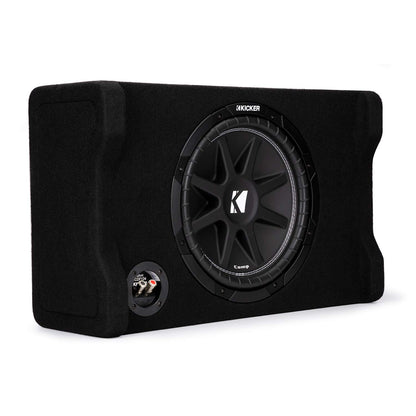 Kicker 48CDF124 Comp 12" Subwoofer in Down Firing Enclosure, 4-Ohm