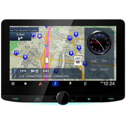 Kenwood DNR1008RVS 10.1" GPS Navigation AM FM CarPlay Android Auto RV Stereo
