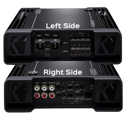Kicker Warhorse WXA1000.4 4-Channel Amplifier | 450 Watts x 4