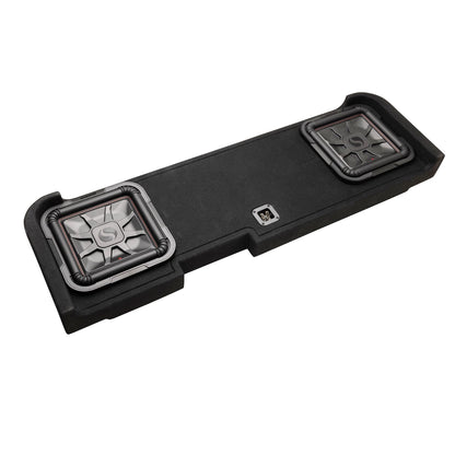 Kicker 51KGMDL7T122 Dual 12" L7T Silverado/Sierra Subwoofer Enclosure, 1200W RMS, 2Ω