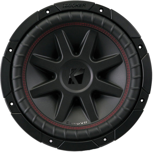 Kicker CompVR 10-Inch (25cm) Subwoofer, DVC, 4-Ohm, 350W