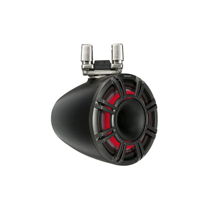 Kicker KMTC114 11" Horn-Loaded Wake Tower Speaker System in Black, Pair, 4 Ohm