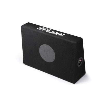 Kicker 43TC104 Comp 10-inch Subwoofer in Thin Profile Ported Enclosure 4-Ohm