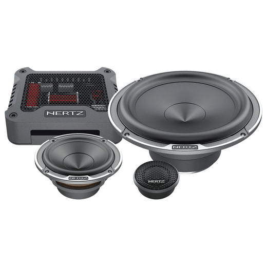 Hertz Mille Pro MPK 163.3 6.5" 3-Way Component Speakers, 150W RMS, 4Ω, Pair