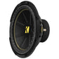 Kicker 50CWCS124 CompC 12" Subwoofer, Single 4-Ohm