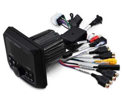 Kenwood eXcelon KMR-XM500 Weatherproof Marine Receiver, Bluetooth, 2.7 Inch LCD