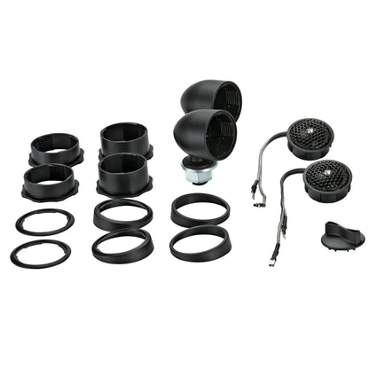 Kicker 51KSS6504 Component Speaker System, 2-Way Design, Two - 6.5" Woofers