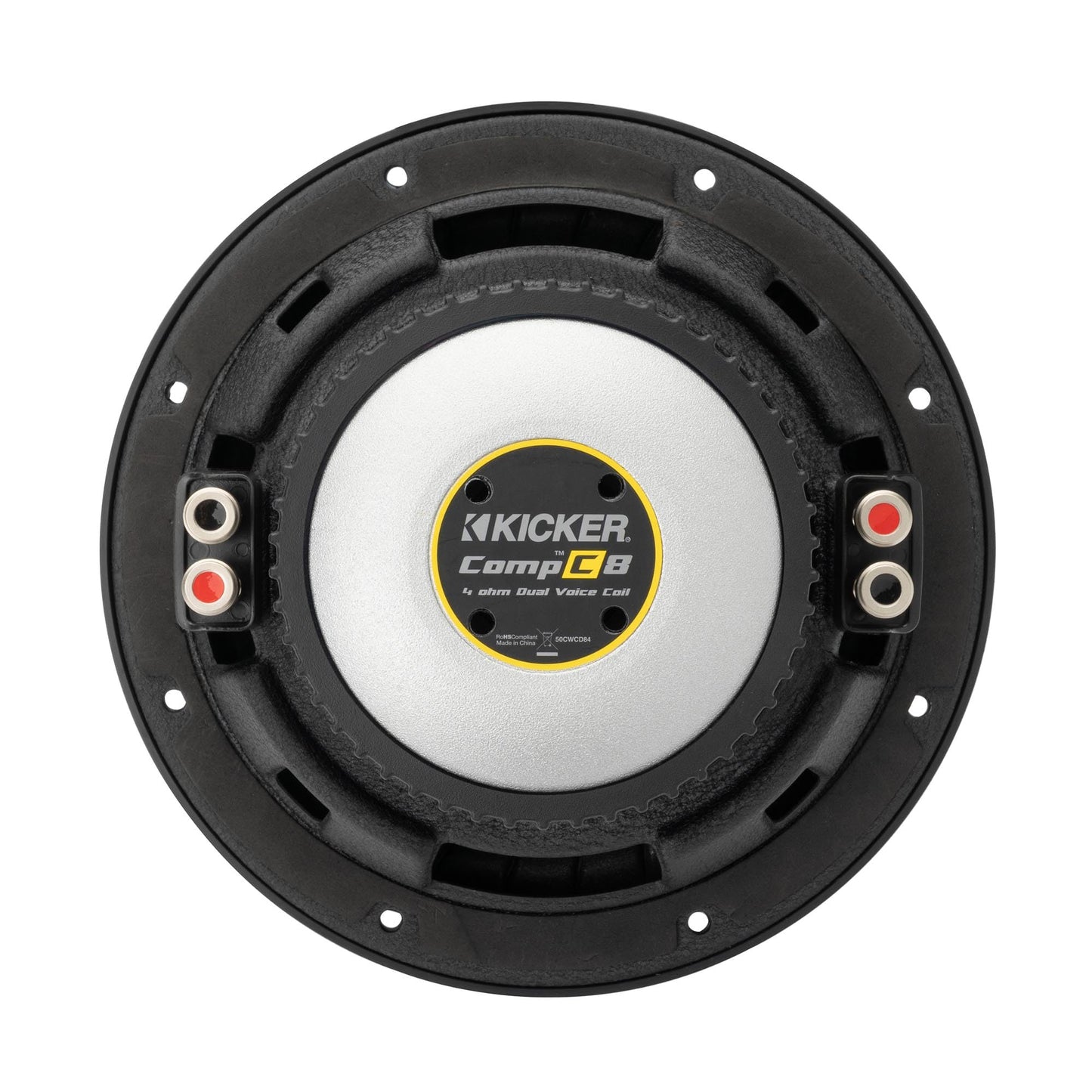 Kicker 50CWCD84 CompC 8" Subwoofer Dual Voice Coil 4-Ohm