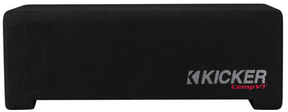 Kicker 52CVTDF102 CompVT 10" Down Firing Loaded Enclosure, 350 Watts RMS, 2-Ohms