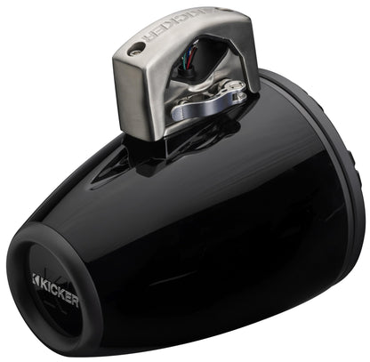 Kicker 51KMTCXL8 8" RGB LED Horn Loaded Compression Driver Marine Tower Speakers