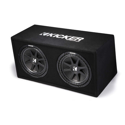 Kicker 43DC122 Dual Comp 12-inch Vented Subwoofer Enclosure 2-Ohm