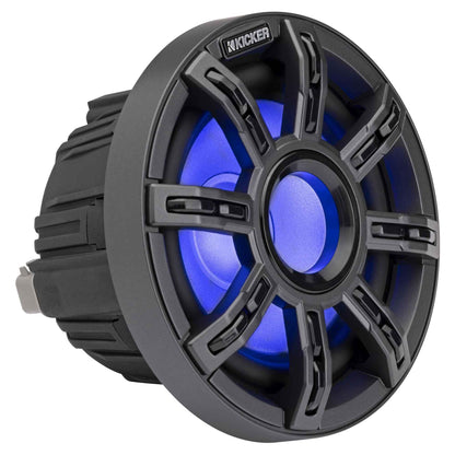 Kicker 51MSS654 - MSS 6.5-Inch Premium Marine 4-Ohm LED Component System, Pair