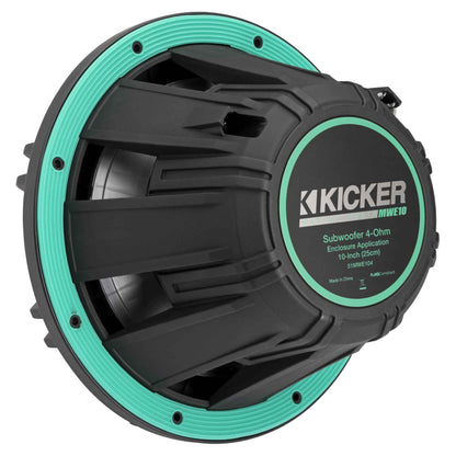 Kicker 51MWE104 - MWE 10-Inch Premium Marine Subwoofer (for sealed enclosures)