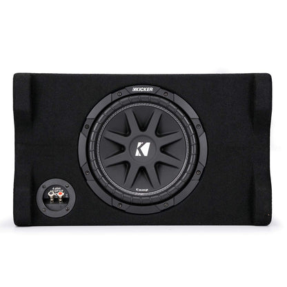 Kicker 48CDF104 Comp 10" Subwoofer in Down Firing Enclosure, 4-Ohm