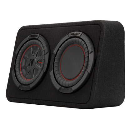 Kicker 48TCWRT82 CompRT 8" Subwoofer in Thin Profile Enclosure, 2 Ohm