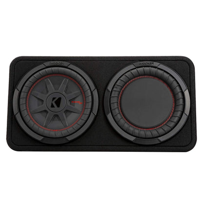 Kicker 48TCWRT102 CompRT 10" Subwoofer in Thin Profile Enclosure, 2 Ohm