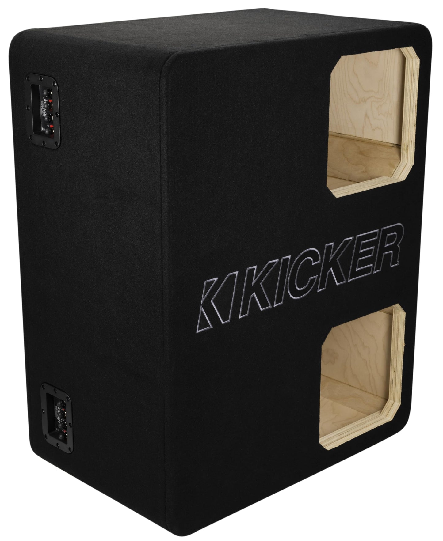 Kicker 49DUL7X12 Unloaded Subwoofer Enclosure for Dual 12" Square Subwoofer