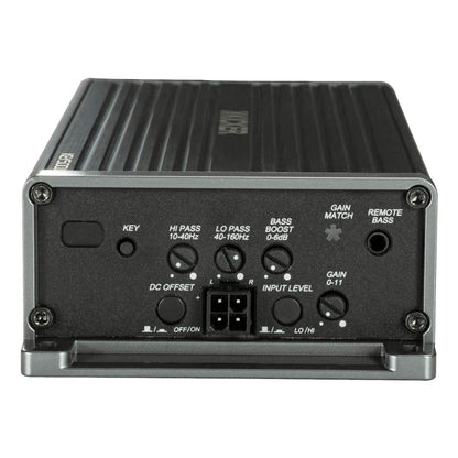Kicker 47KEY5001 500w Mono Amplifier w/Bass Revealer Processor Smart Amp