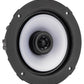 Kicker 51KM614FL 6.5-Inch (165mm) Thin-Mount Marine Coaxial Speakers with RGB LEDs