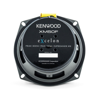 Kenwood eXcelon Excelon XM50F Front Harley Davidson Motorcycle 5.25" 2-Way Coaxial Speakers (Pair)