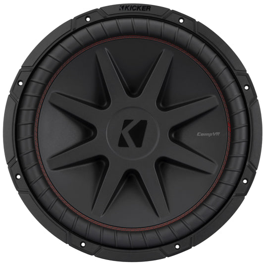 Kicker 52CVR154 CompVR 15-Inch (38cm) Subwoofer, 4-Ohm Dual Voice Coil, 500W