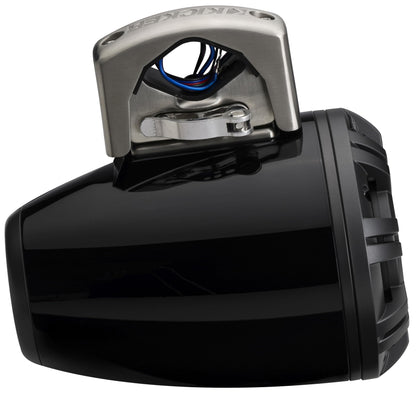 Kicker 51KMTCXL65 6.5" RGB LED Horn Loaded Compression Driver Marine Tower Speakers