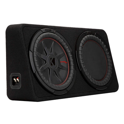 Kicker 48TCWRT122 CompRT 12" Subwoofer in Thin Profile Enclosure, 2 Ohm