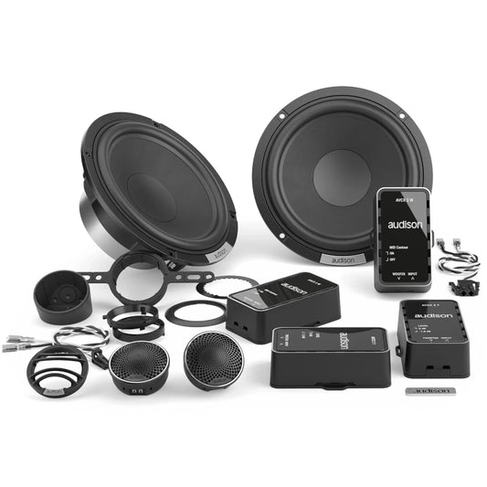 Audison AVK 6 S II 6.5" 250W 4-Ohm Hi-Res Component Speakers (Set)