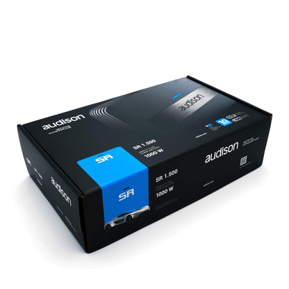 Audison SR 1.500.2 D-Class Mono Bass Amplifier 1000 Wrms X 1 at 1-Ohms