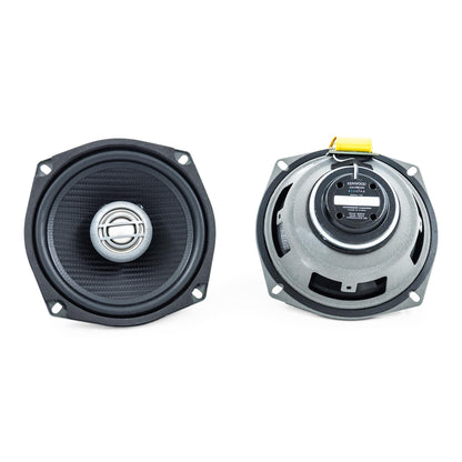 Kenwood eXcelon Excelon XM50R Rear Harley Davidson Motorcycle 5.25" 2-Way Coaxial Speakers (Pair)