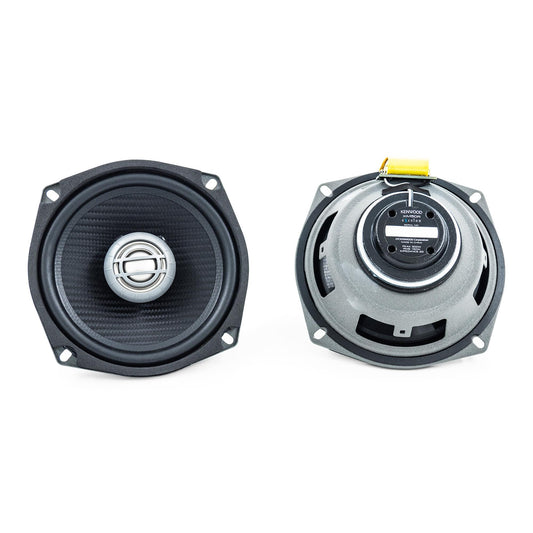 Kenwood Excelon XM50R Rear Harley Davidson Motorcycle 5.25" 2-Way Coaxial Speakers (Pair)