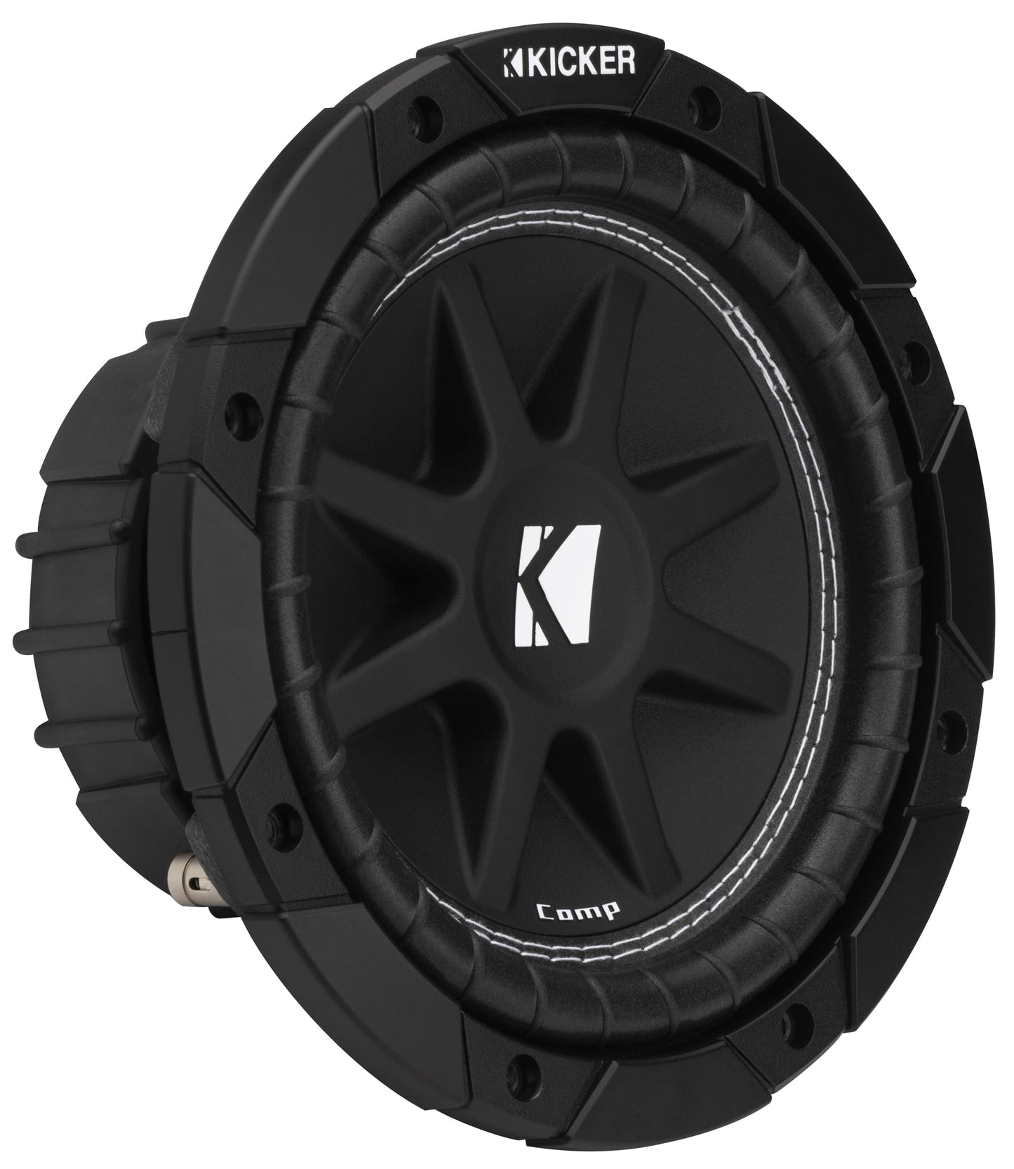 Kicker 43C84 Comp 8" Subwoofer, Single Voice Coil, 4-Ohm