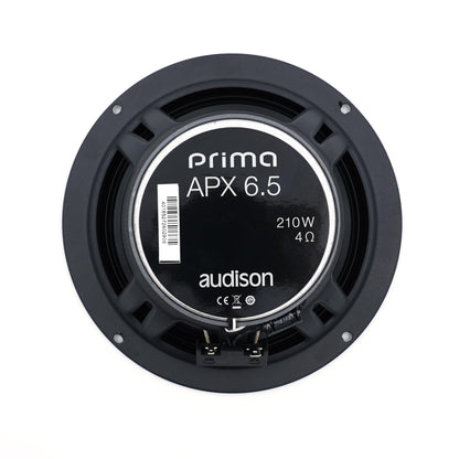 Audison APX 6.5 Prima Series 6.5" (165mm) 2-Way Coaxial Speakers (Pair)