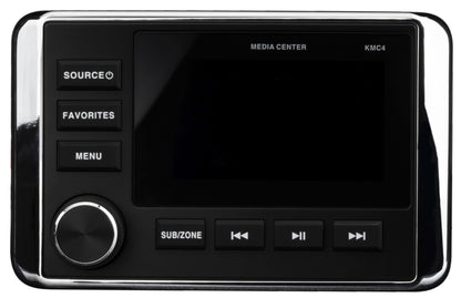 Kicker 51KMC4 Marine Weather-Resistant Gauge-Style Media Center with Bluetooth