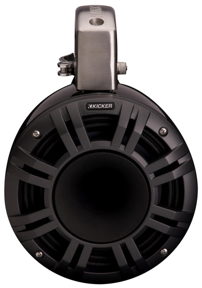 Kicker 51KMTCXL8 8" RGB LED Horn Loaded Compression Driver Marine Tower Speakers
