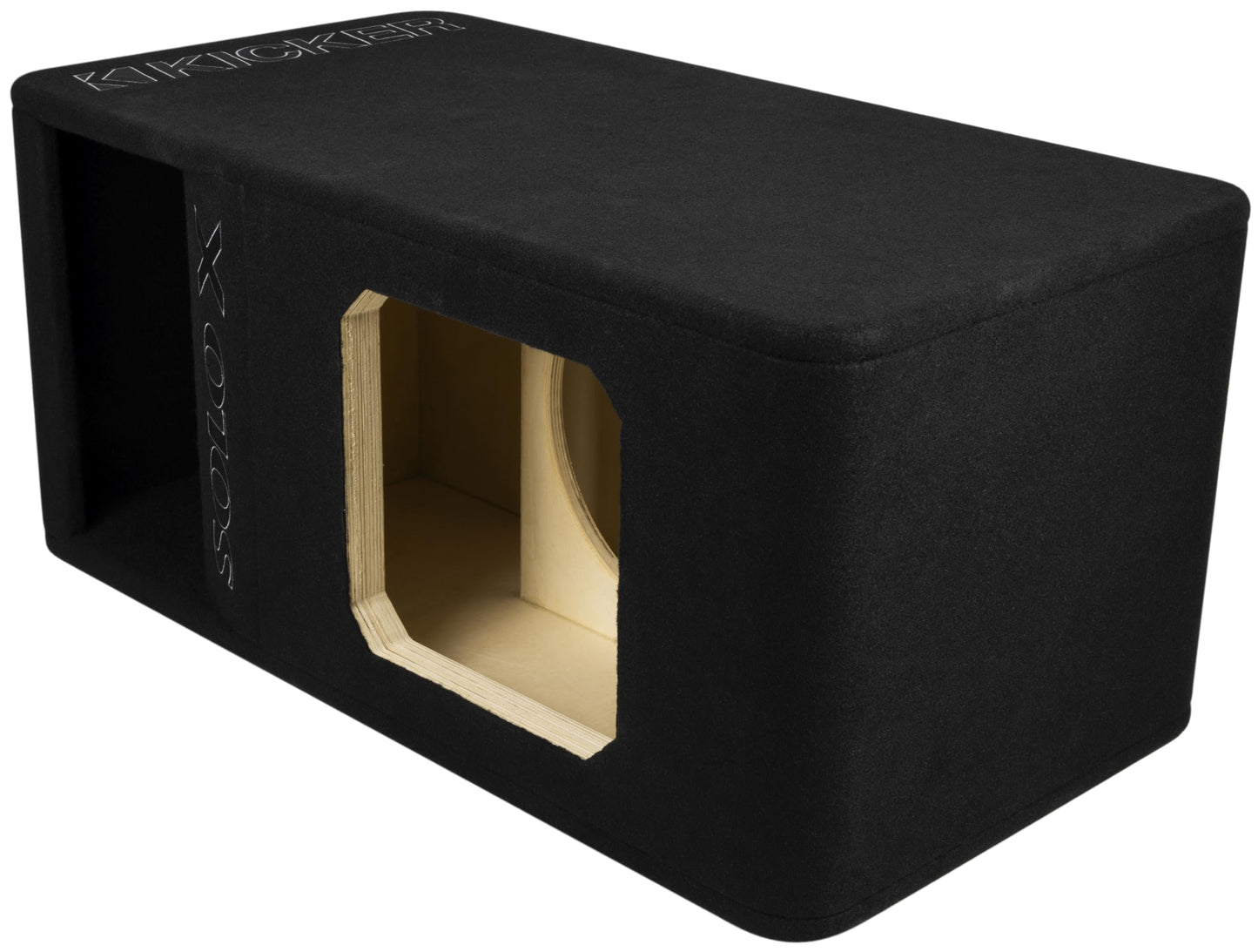 Kicker 49VUL7X12 Unloaded Subwoofer Enclosure for Single 12" Square Subwoofer