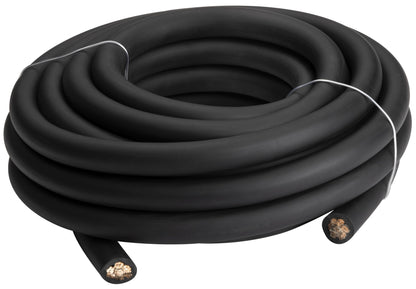 Kicker 50PWBK020 Warhorse 1/0 AWG Ground Wire, 20-Foot, Black