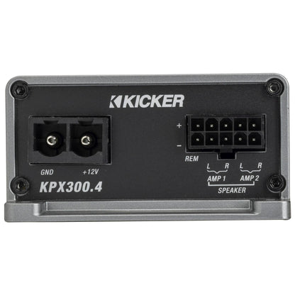 Kicker 51KPX3004 KPX300.4-4x75-Watt Powersports & Motorcycle Full-Range Amplifier