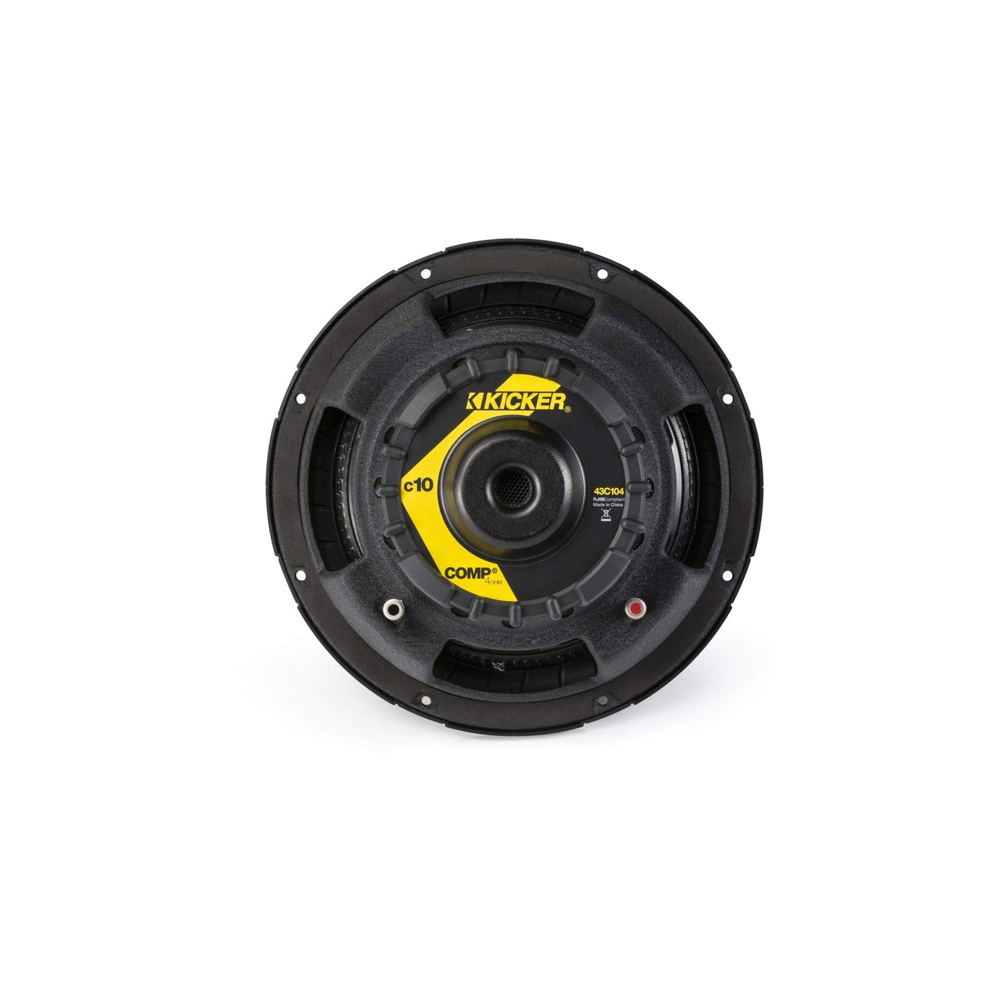 Kicker Comp 10-inch (25cm) Subwoofer, 4-Ohm, 43C104