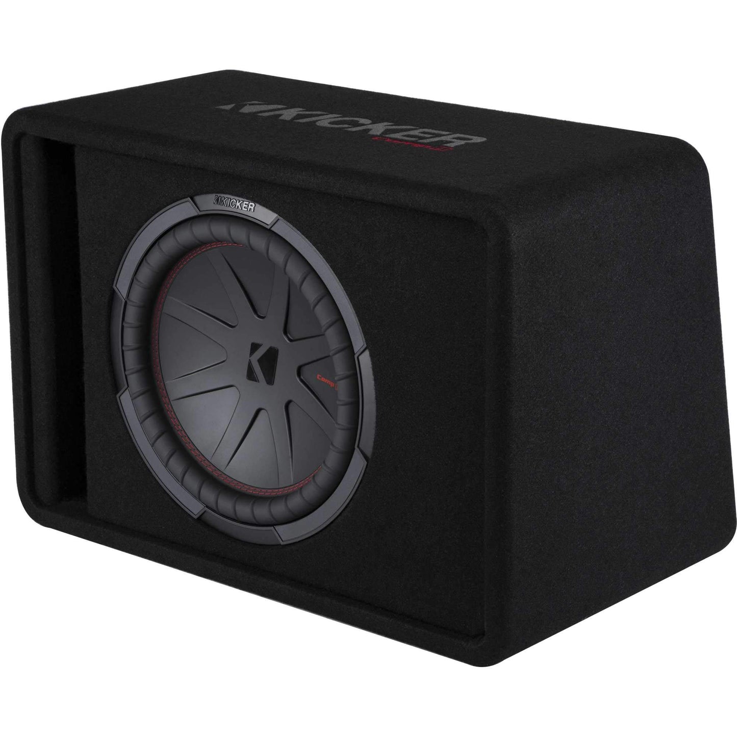 Kicker 48VCWR122 CompR 12" Single subwoofer in Vented Enclosure, 2-ohm