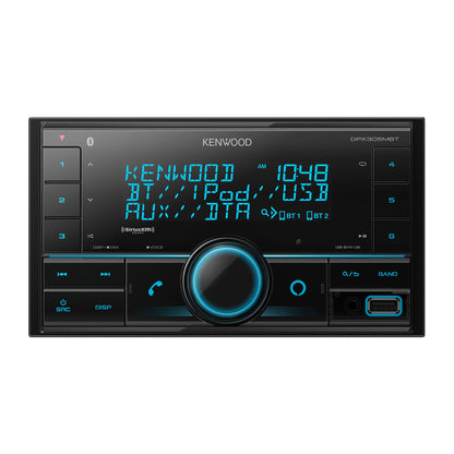 Kenwood DPX305MBT AM FM Bluetooth USB Double DIN in-Dash Digital Media Receiver