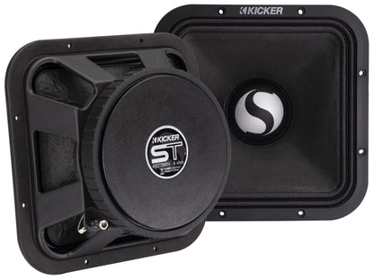 Kicker 49ST7MR4 7" Street Series Square Mid-Bass, Pair,  4 Ohm, Pair