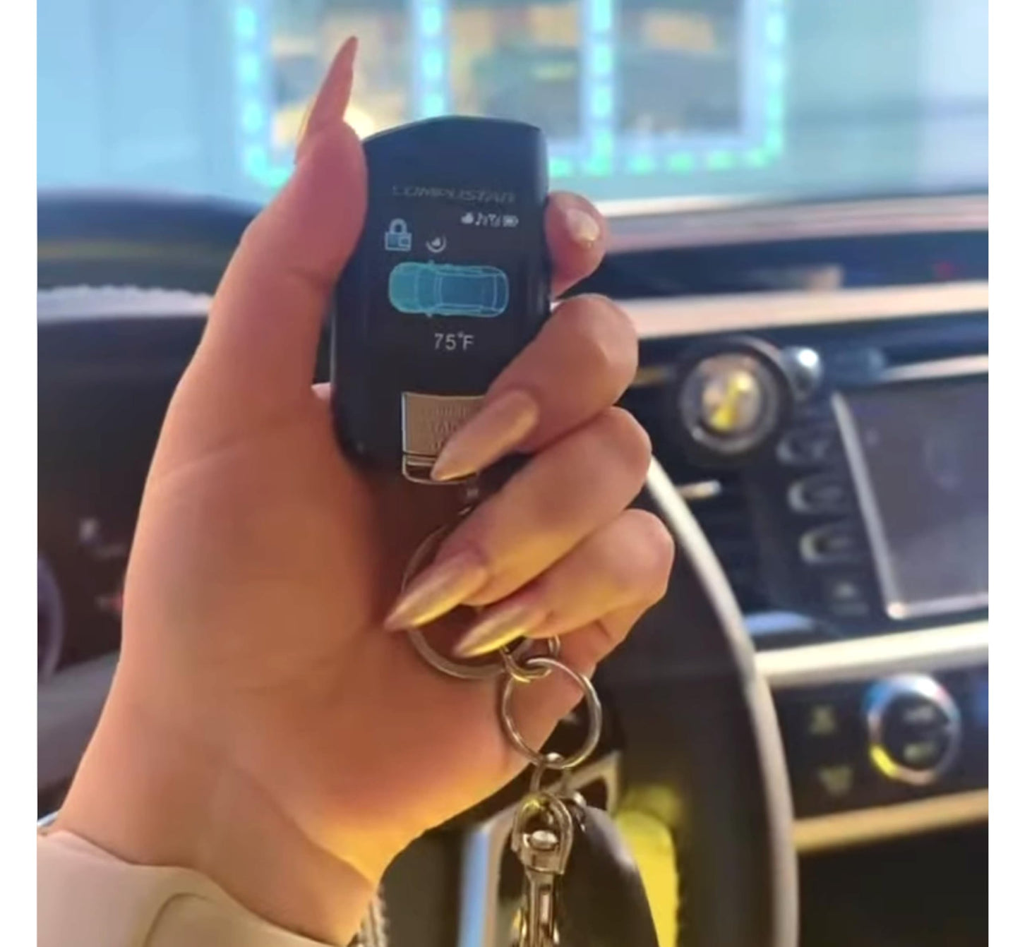 Compustar All-in-One CS8920-AS 2-Way Interactive LCD Remote Starter Kit & Alarm