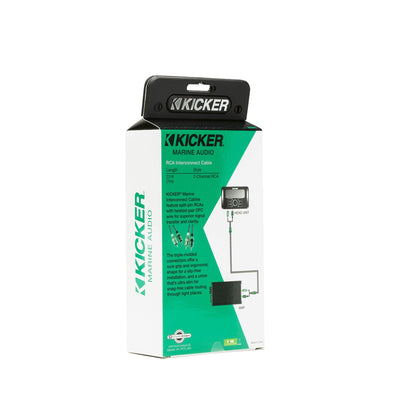 Kicker 47KMI7 Marine Series 2-Ch RCA Interconnect, 7.0m