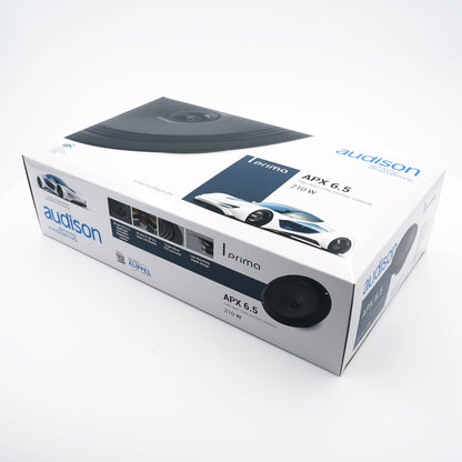 Audison APX 6.5 Prima Series 6.5" (165mm) 2-Way Coaxial Speakers (Pair)