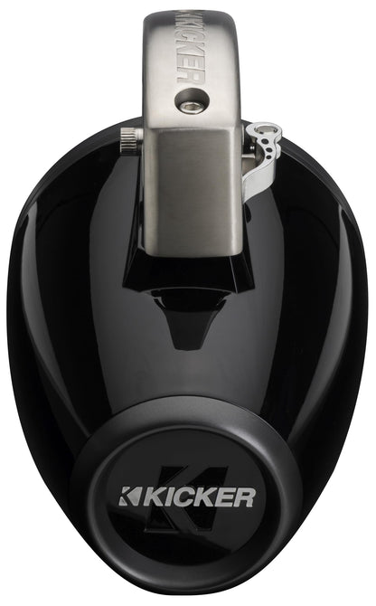 Kicker 51KMTCXL65 6.5" RGB LED Horn Loaded Compression Driver Marine Tower Speakers